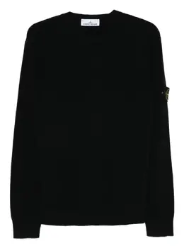 Stone Island: Чёрный свитер 