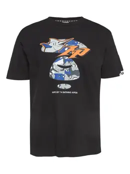 A BATHING APE®: Чёрная футболка 