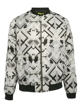 Versace Pre-Owned: Куртка с геометрическим принтом 