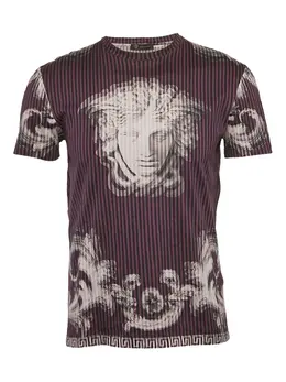 Versace Pre-Owned: Футболка в полоску 