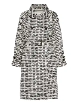Max Mara: Плащ с принтом 