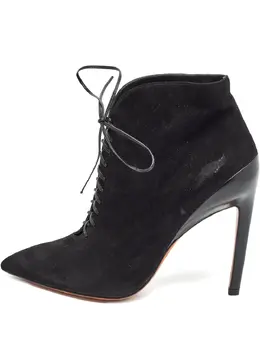 Santoni: Чёрные ботинки 
