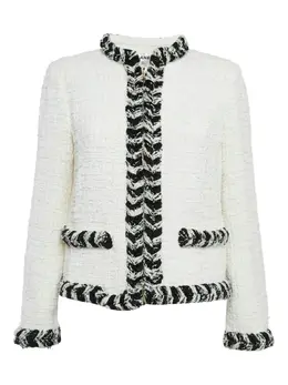 CHANEL Pre-Owned: Твидовая куртка 