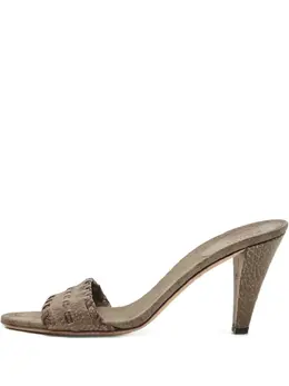 Gucci Pre-Owned: Коричневые сандалии 