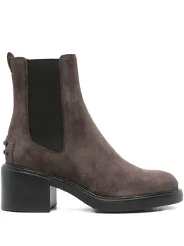 Tod's: Тёмные ботинки 