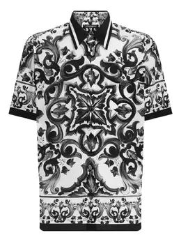 Dolce & Gabbana: Рубашка с принтом 