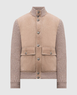 Brunello Cucinelli: Коричневая куртка 
