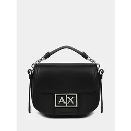 Armani Exchange: Чёрная сумка 