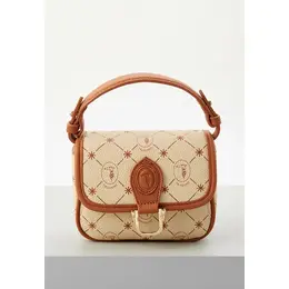 Trussardi: Бежевая сумка 
