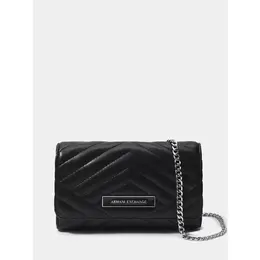 Armani Exchange: Чёрная сумка 