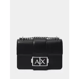 Armani Exchange: Чёрная сумка 