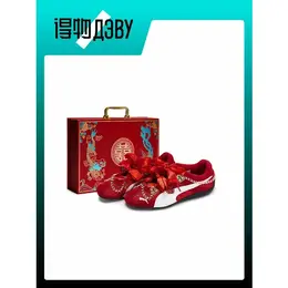 PUMA: Красные кеды 