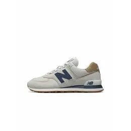 New Balance: Бежевые кроссовки 