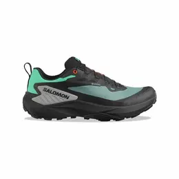 Salomon: Чёрные кроссовки 