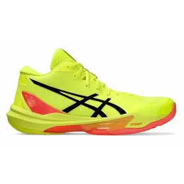 ASICS: Жёлтые кроссовки 
