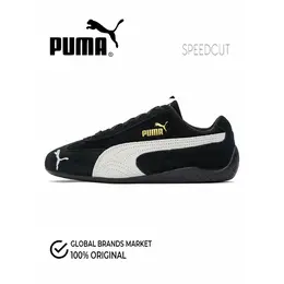 PUMA: Чёрные кроссовки  Speedcat