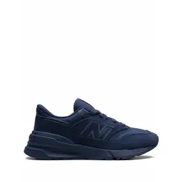 New Balance: Синие кроссовки 