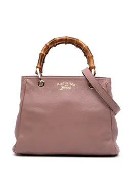Gucci Pre-Owned: Розовая сумка-шоппер 