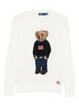 Polo Ralph Lauren: Белый свитер 