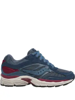 Saucony: Голубые кроссовки 