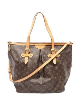 Louis Vuitton Pre-Owned: Коричневая сумка-шоппер 