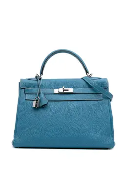 Hermès Pre-Owned: Голубая сумка 