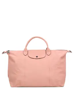 Longchamp: Розовая сумка-шоппер  Le Pliage