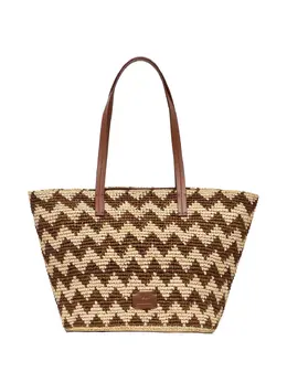 Missoni: Бежевая сумка-шоппер 