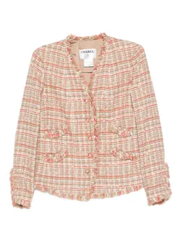 CHANEL Pre-Owned: Твидовая куртка 