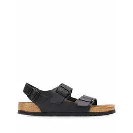 Birkenstock: Чёрные сандалии 