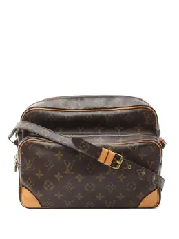 Louis Vuitton Pre-Owned: Коричневая сумка через плечо 