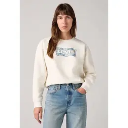 Levi's: Белый свитшот 