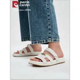 Pierre Cardin: Белые шлёпанцы 