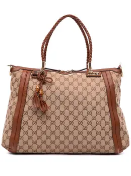 Gucci Pre-Owned: Коричневая сумка 