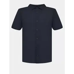 Armani Exchange: Тёмная рубашка 
