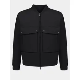 Armani Exchange: Чёрная куртка 