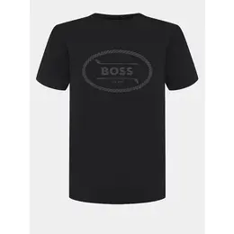 BOSS: Чёрная футболка 