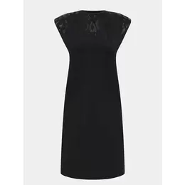 EA7 EMPORIO ARMANI: Чёрное платье 