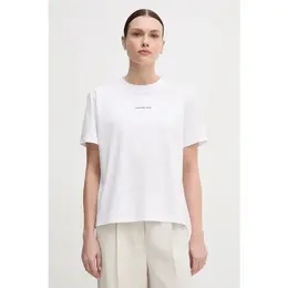 Calvin Klein Jeans: Белая футболка 
