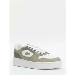 LACOSTE: Бежевые кеды 