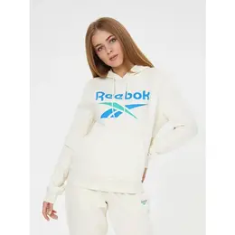 Reebok: Бежевая толстовка 