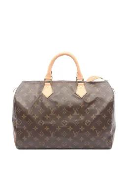 Louis Vuitton Pre-Owned: Коричневая сумка-шоппер 