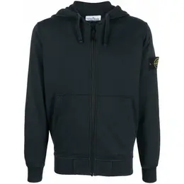 Stone Island: Синяя толстовка 