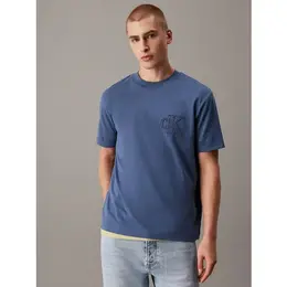Calvin Klein Jeans: Синяя футболка 