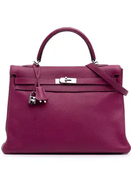 Hermès Pre-Owned: Фиолетовая сумка 