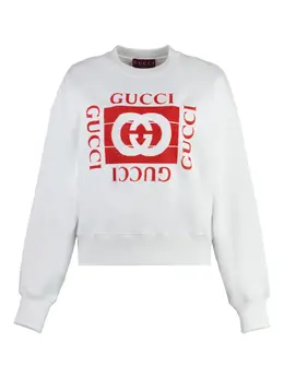 Gucci: Белый свитшот 
