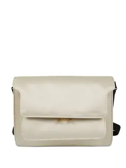 Marni: Бежевая сумка  Trunk