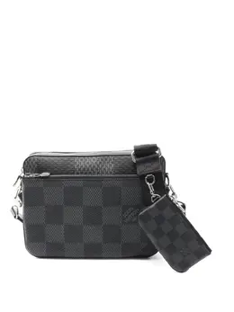 Louis Vuitton Pre-Owned: Чёрная сумка через плечо 
