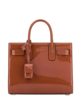 Saint Laurent: Коричневая сумка-шоппер  Sac de Jour