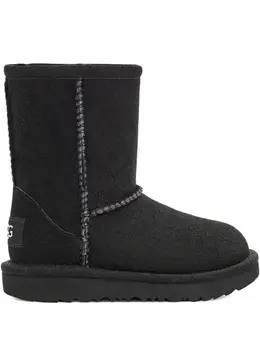 UGG: Чёрные ботинки 
